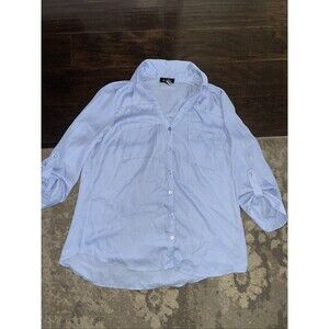 A Byer L Blue Airy Blouse Quiet Luxury Minimalist Capsule Wardrobe Work